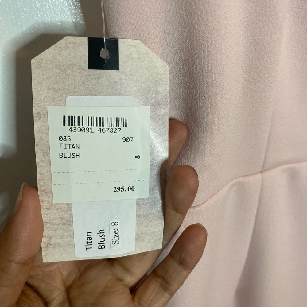 Katie May Titan One Shoulder Cutout Crepe Gown - Picture 8 of 9